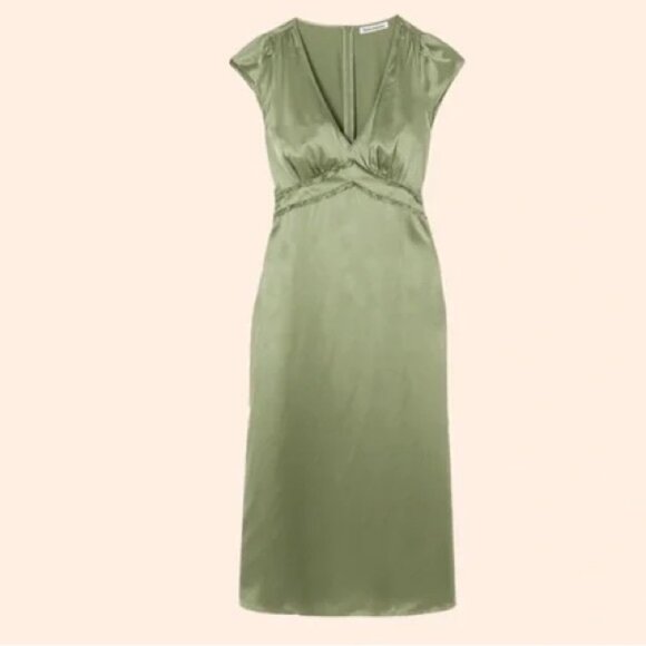 Reformation Kaye silk dress size 2 - Picture 3 of 10